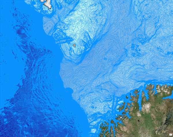 Barents Sea with 10m Contours