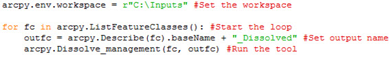 Python script example