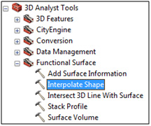 3D Analyst Toolbox